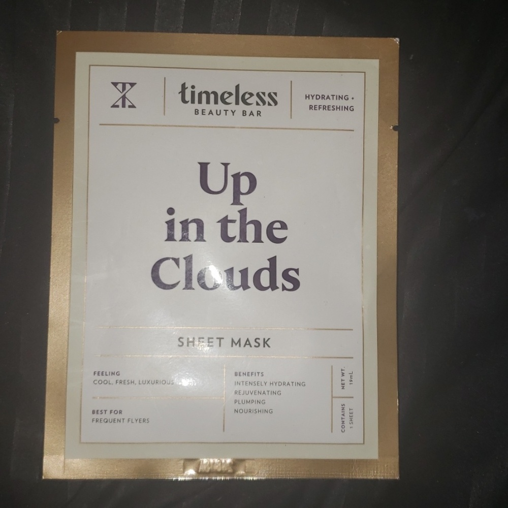 Up in the clouds face sheet mash